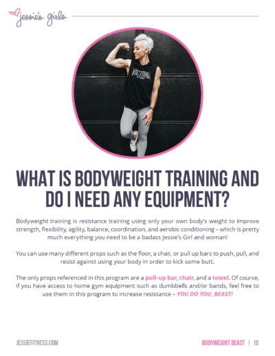 Jessie's Girls - Bodyweight Beast - Jessie Fitness